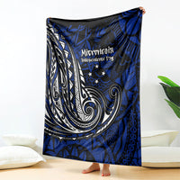 Micronesia Independence Day FSM Blanket Tribal Tattoo Pattern Flag Seal Heritage TS04 - Polynesian Pride