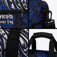 Micronesia Independence Day FSM Duffle Bag Tribal Tattoo Pattern Flag Seal Heritage TS04 - Polynesian Pride