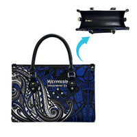 Micronesia Independence Day FSM Leather Bag Tribal Tattoo Pattern Flag Seal Heritage TS04 - Polynesian Pride