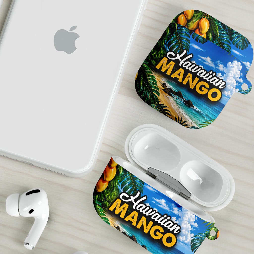 Hawaiian Mango Tropical Beach AirPods Case Scenic Island Nature Exotic Fruit Graphic TS04 - Polynesian Pride