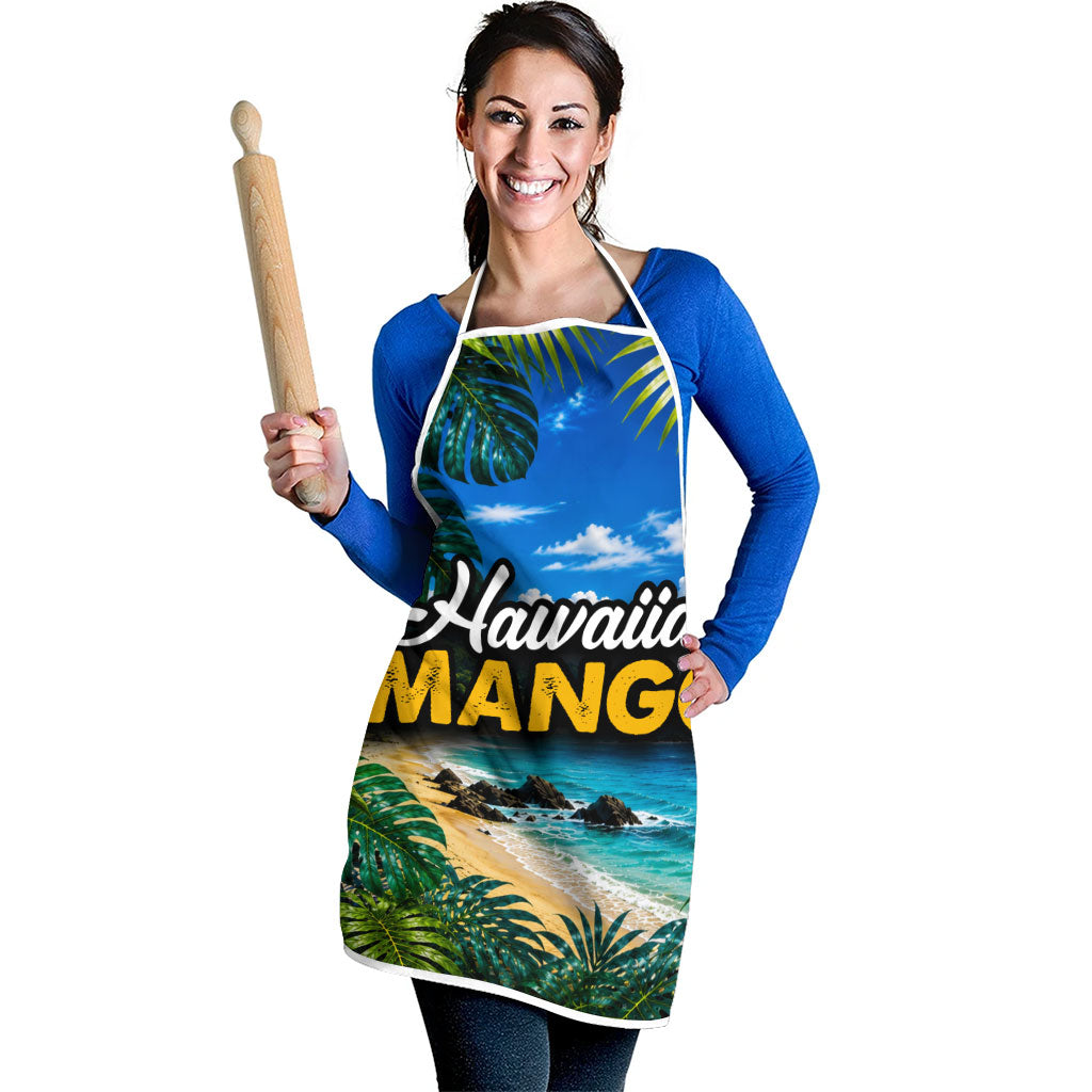 Hawaiian Mango Tropical Beach Apron Scenic Island Nature Exotic Fruit Graphic TS04 - Polynesian Pride