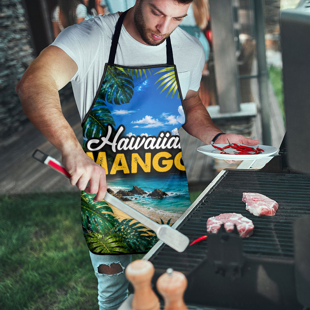 Hawaiian Mango Tropical Beach Apron Scenic Island Nature Exotic Fruit Graphic TS04 - Polynesian Pride