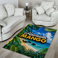 Hawaiian Mango Tropical Beach Area Rug Scenic Island Nature Exotic Fruit Graphic TS04 - Polynesian Pride