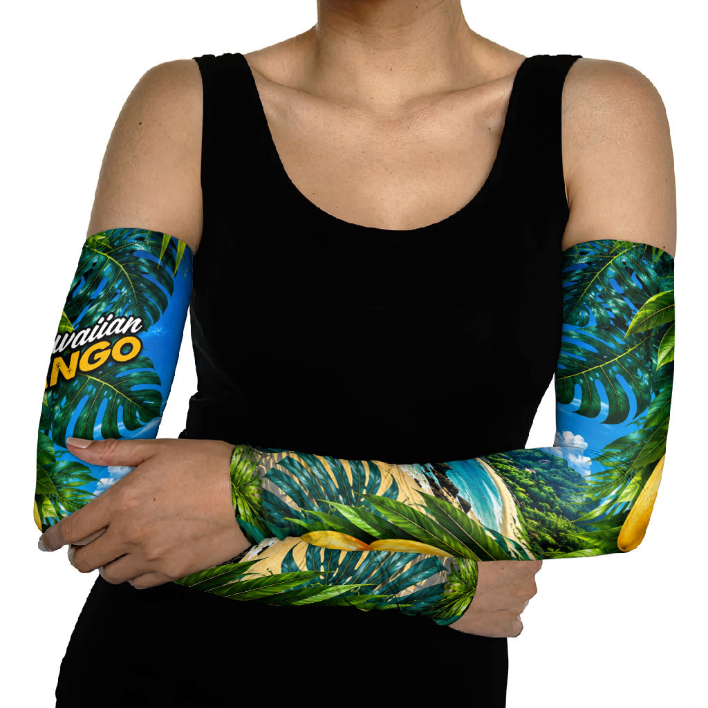Hawaiian Mango Tropical Beach Arm Sleeves Scenic Island Nature Exotic Fruit Graphic TS04 - Polynesian Pride