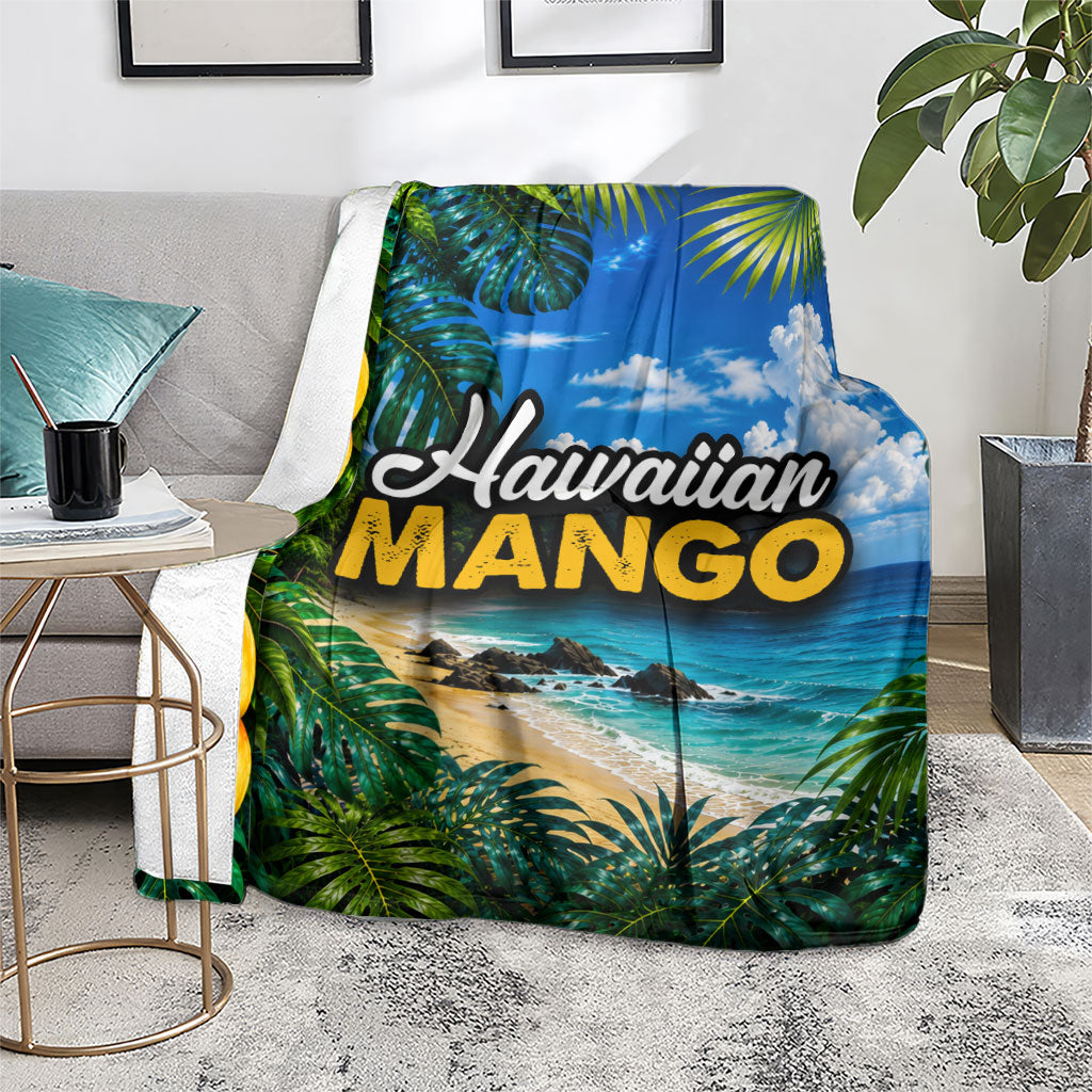 Hawaiian Mango Tropical Beach Blanket Scenic Island Nature Exotic Fruit Graphic TS04 - Polynesian Pride