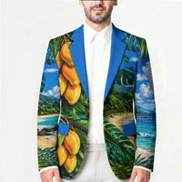 Hawaiian Mango Tropical Beach Blazer Scenic Island Nature Exotic Fruit Graphic TS04 - Polynesian Pride