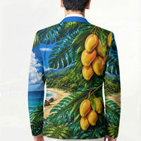 Hawaiian Mango Tropical Beach Blazer Scenic Island Nature Exotic Fruit Graphic TS04 - Polynesian Pride