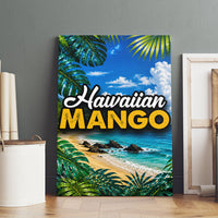 Hawaiian Mango Tropical Beach Canvas Wall Art Scenic Island Nature Exotic Fruit Graphic TS04 - Polynesian Pride