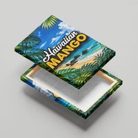 Hawaiian Mango Tropical Beach Canvas Wall Art Scenic Island Nature Exotic Fruit Graphic TS04 - Polynesian Pride