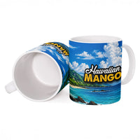 Hawaiian Mango Tropical Beach Ceramic Mug Scenic Island Nature Exotic Fruit Graphic TS04 - Polynesian Pride