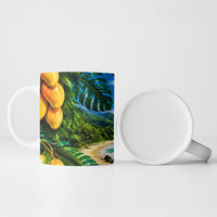 Hawaiian Mango Tropical Beach Ceramic Mug Scenic Island Nature Exotic Fruit Graphic TS04 - Polynesian Pride