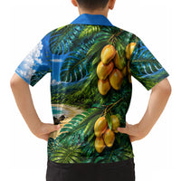 Hawaiian Mango Tropical Beach Hawaiian Shirt Scenic Island Nature Exotic Fruit Graphic TS04 - Polynesian Pride