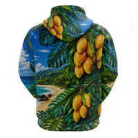 Hawaiian Mango Tropical Beach Hoodie Scenic Island Nature Exotic Fruit Graphic TS04 - Polynesian Pride