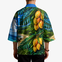 Hawaiian Mango Tropical Beach Kimono Scenic Island Nature Exotic Fruit Graphic TS04 - Polynesian Pride