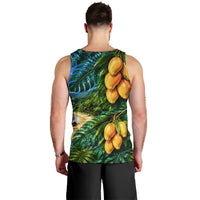 Hawaiian Mango Tropical Beach Men Tank Top Scenic Island Nature Exotic Fruit Graphic TS04 - Polynesian Pride