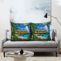 Hawaiian Mango Tropical Beach Pillow Cover Scenic Island Nature Exotic Fruit Graphic TS04 - Polynesian Pride