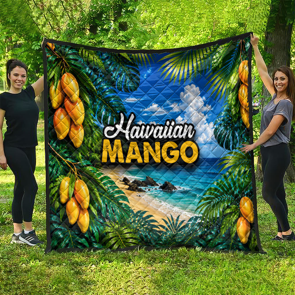 Hawaiian Mango Tropical Beach Quilt Scenic Island Nature Exotic Fruit Graphic TS04 - Polynesian Pride