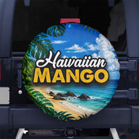 Hawaiian Mango Tropical Beach Spare Tire Cover Scenic Island Nature Exotic Fruit Graphic TS04 No hole Blue Green - Polynesian Pride