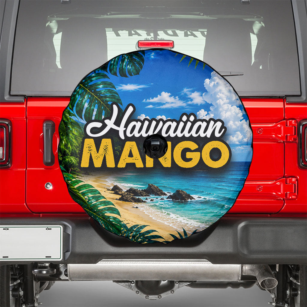 Hawaiian Mango Tropical Beach Spare Tire Cover Scenic Island Nature Exotic Fruit Graphic TS04 - Polynesian Pride
