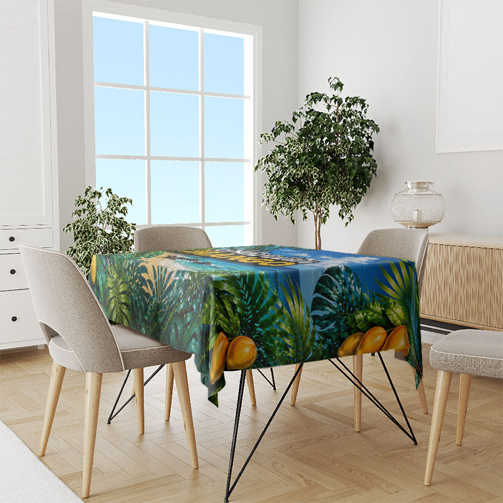 Hawaiian Mango Tropical Beach Tablecloth Scenic Island Nature Exotic Fruit Graphic TS04 - Polynesian Pride