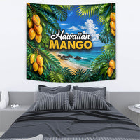 Hawaiian Mango Tropical Beach Tapestry Scenic Island Nature Exotic Fruit Graphic TS04 - Polynesian Pride