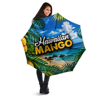 Hawaiian Mango Tropical Beach Umbrella Scenic Island Nature Exotic Fruit Graphic TS04 - Polynesian Pride