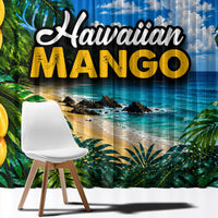 Hawaiian Mango Tropical Beach Window Curtain Scenic Island Nature Exotic Fruit Graphic TS04 - Polynesian Pride