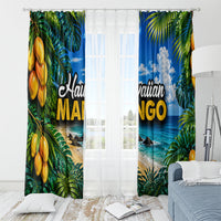 Hawaiian Mango Tropical Beach Window Curtain Scenic Island Nature Exotic Fruit Graphic TS04 - Polynesian Pride