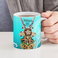 Floating Future Saving Tuvalu Ceramic Mug Ocean Blue Pacific Polynesian Cultural Art Marine Wildlife TS04 - Polynesian Pride
