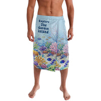 Fiji Taveuni Rainbow Reef Lavalava Scuba Diver Vibrant Undersea Coral Garden Watercolor TS04 Blue - Polynesian Pride