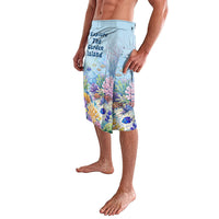Fiji Taveuni Rainbow Reef Lavalava Scuba Diver Vibrant Undersea Coral Garden Watercolor TS04 - Polynesian Pride