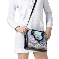 Fiji Taveuni Rainbow Reef Shoulder Handbag Scuba Diver Vibrant Undersea Coral Garden Watercolor TS04 - Polynesian Pride