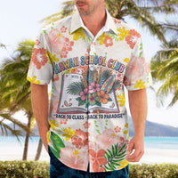 Personalized Hawaii School Club Back To Class Hawaiian Shirt Retro Tropical Hibiscus Pattern With Open Notebook TS04 - Polynesian Pride