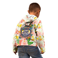 Personalized Hawaii School Club Back To Class Kid Hoodie Retro Tropical Hibiscus Pattern With Open Notebook TS04 - Polynesian Pride