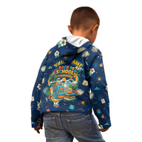 Personalized Hawaii Back To School Aloha Learning Kid Hoodie Retro Rainbow open Notebook with Pineapple and Hibiscus Flowers TS04 - Polynesian Pride