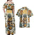 Pineapple Skull Couples Matching Off Shoulder Maxi Dress and Hawaiian Shirt Summer Paradise TS04 Multicolor - Polynesian Pride