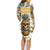 Pineapple Skull Family Matching Long Sleeve Bodycon Dress and Hawaiian Shirt Summer Paradise TS04 - Polynesian Pride