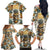 Pineapple Skull Family Matching Off Shoulder Long Sleeve Dress and Hawaiian Shirt Summer Paradise TS04 - Polynesian Pride