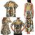 Pineapple Skull Family Matching Tank Maxi Dress and Hawaiian Shirt Summer Paradise TS04 - Polynesian Pride