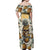 Pineapple Skull Off Shoulder Maxi Dress Summer Paradise TS04 Women Multicolor - Polynesian Pride