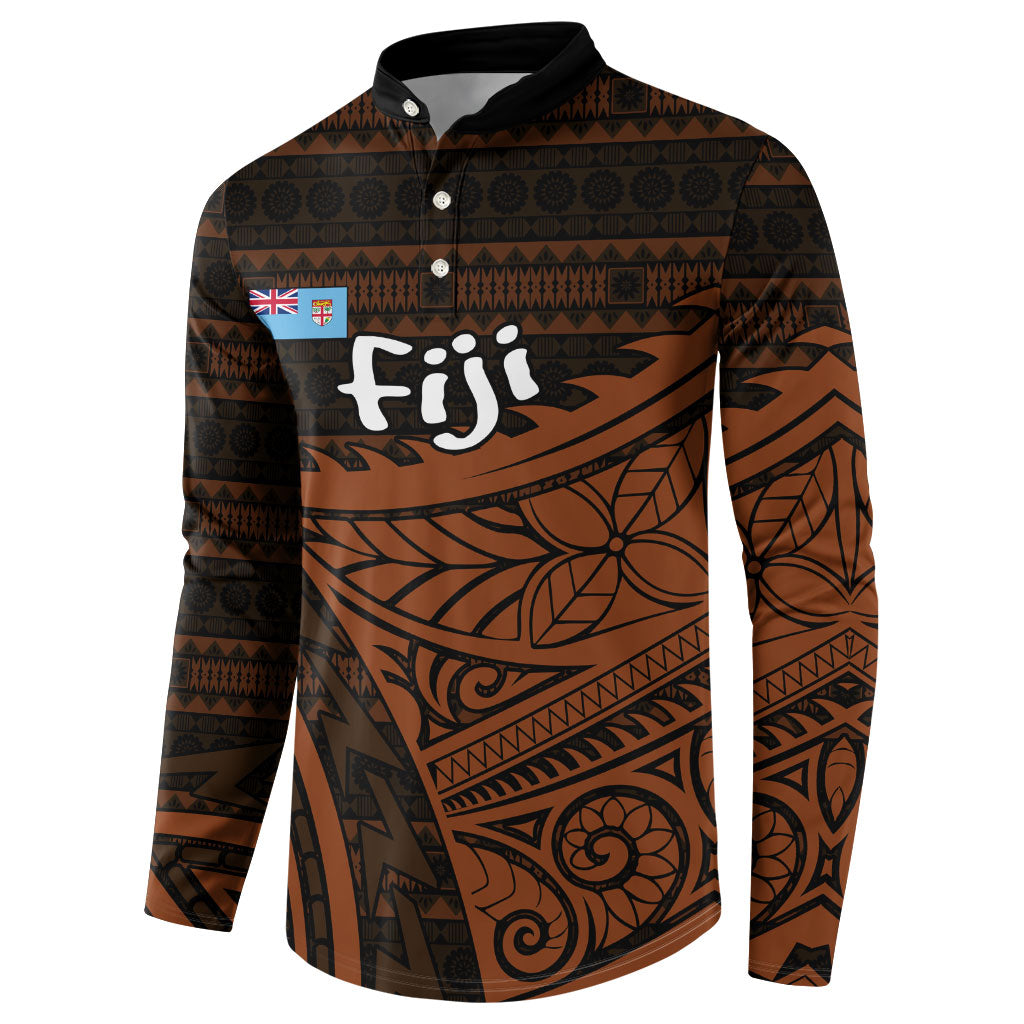 Straight Outta Kadavu Fiji Button Sweatshirt Tribal Polynesian Tattoo Coat Of Arms Flag TS04 - Polynesian Pride