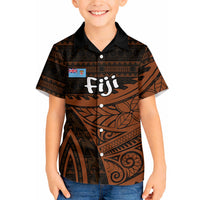 Straight Outta Kadavu Fiji Hawaiian Shirt Tribal Polynesian Tattoo Coat Of Arms Flag TS04 - Polynesian Pride