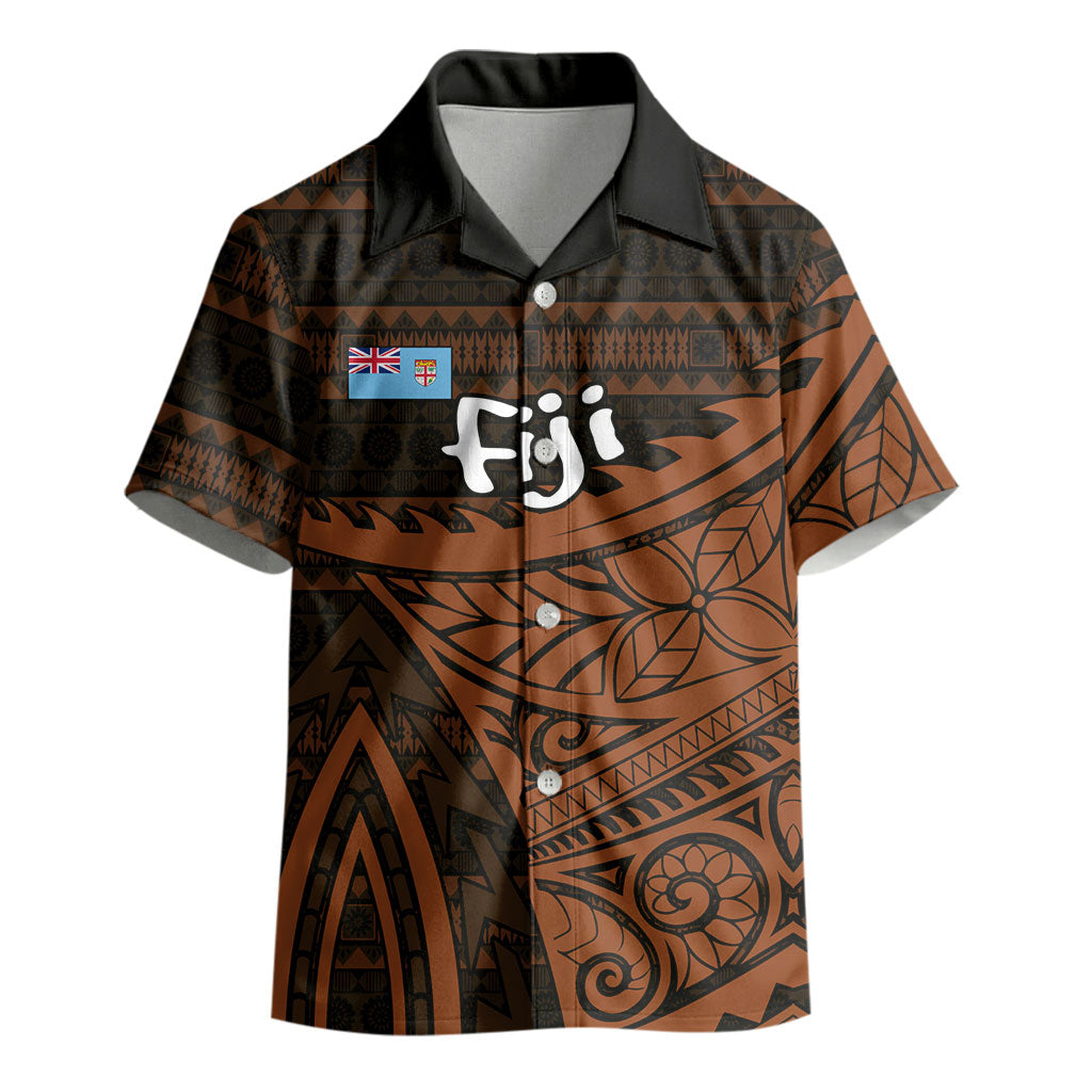 Straight Outta Kadavu Fiji Kid Hawaiian Shirt Tribal Polynesian Tattoo Coat Of Arms Flag TS04 - Polynesian Pride