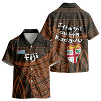 Straight Outta Kadavu Fiji Kid Hawaiian Shirt Tribal Polynesian Tattoo Coat Of Arms Flag TS04 - Polynesian Pride