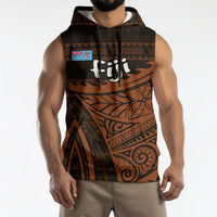 Straight Outta Kadavu Fiji Sleeveless Hoodie Tribal Polynesian Tattoo Coat Of Arms Flag TS04 - Polynesian Pride