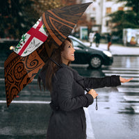 Straight Outta Kadavu Fiji Umbrella Tribal Polynesian Tattoo Coat Of Arms Flag TS04 - Polynesian Pride