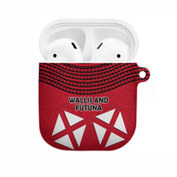 Wallis And Futuna AirPods Case Polynesian Tattoo Flag Map