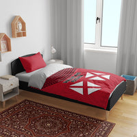 Wallis And Futuna Bedding Set Polynesian Tattoo Flag Map TS04 - Polynesian Pride