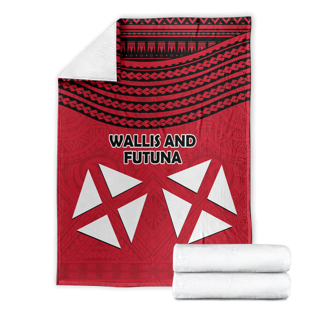 Wallis And Futuna Blanket Polynesian Tattoo Flag Map TS04 - Polynesian Pride