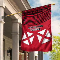 Wallis And Futuna Garden Flag Polynesian Tattoo Flag Map TS04 House Flag Red Black - Polynesian Pride